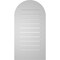 Ekena Millwork Round Top Surface Mount PVC Gable Vent: Functional, w/ 3-1/2"W x 1"P Standard Frame, 20"W x 38"H GVPRT20X3801SF - alternate 2